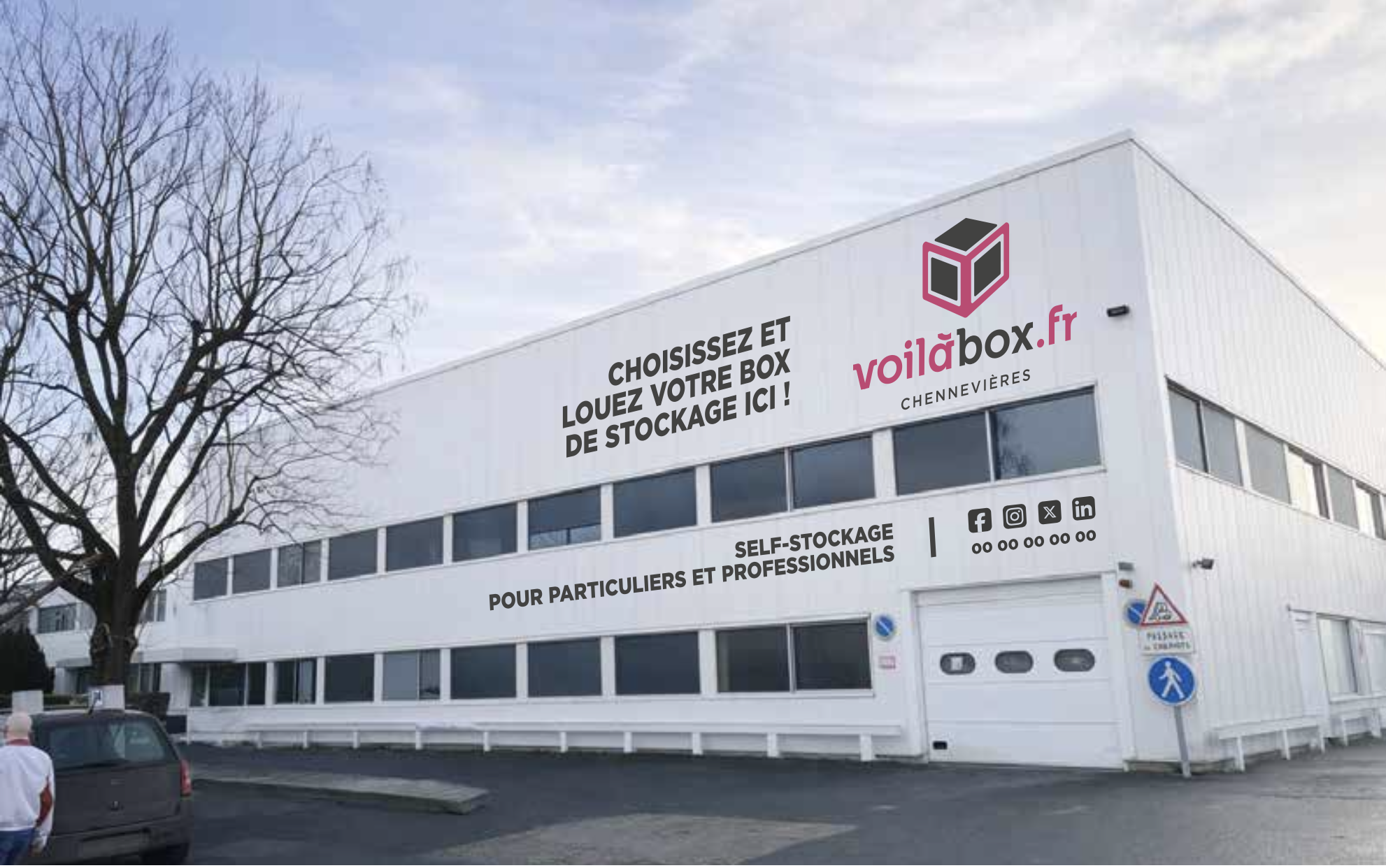 Box de stockage gardé et sécurisé dit "top