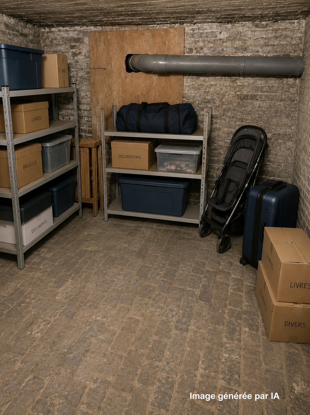 Location cave privative pour stockage