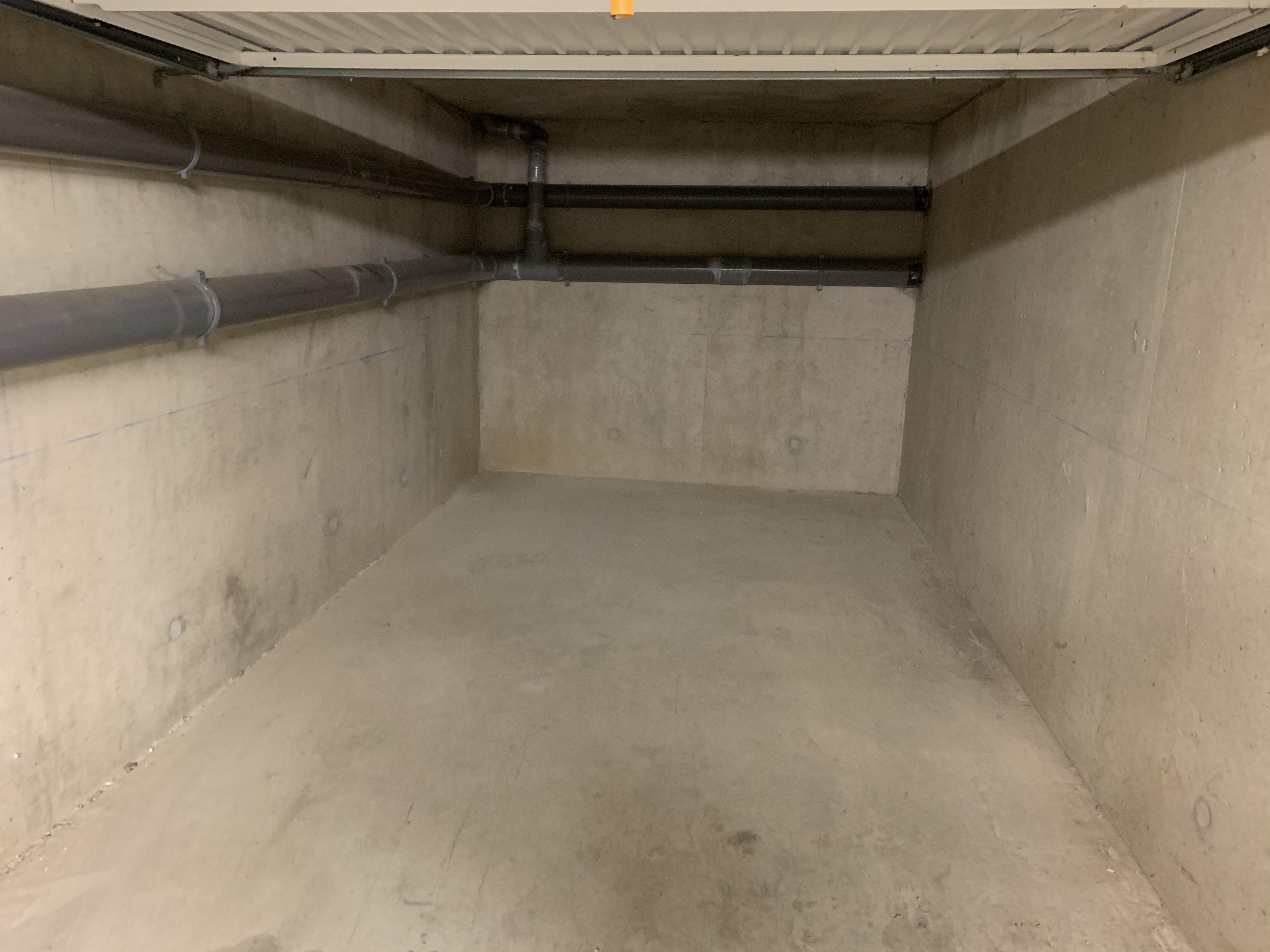 Garage sécurisé en sous-sol