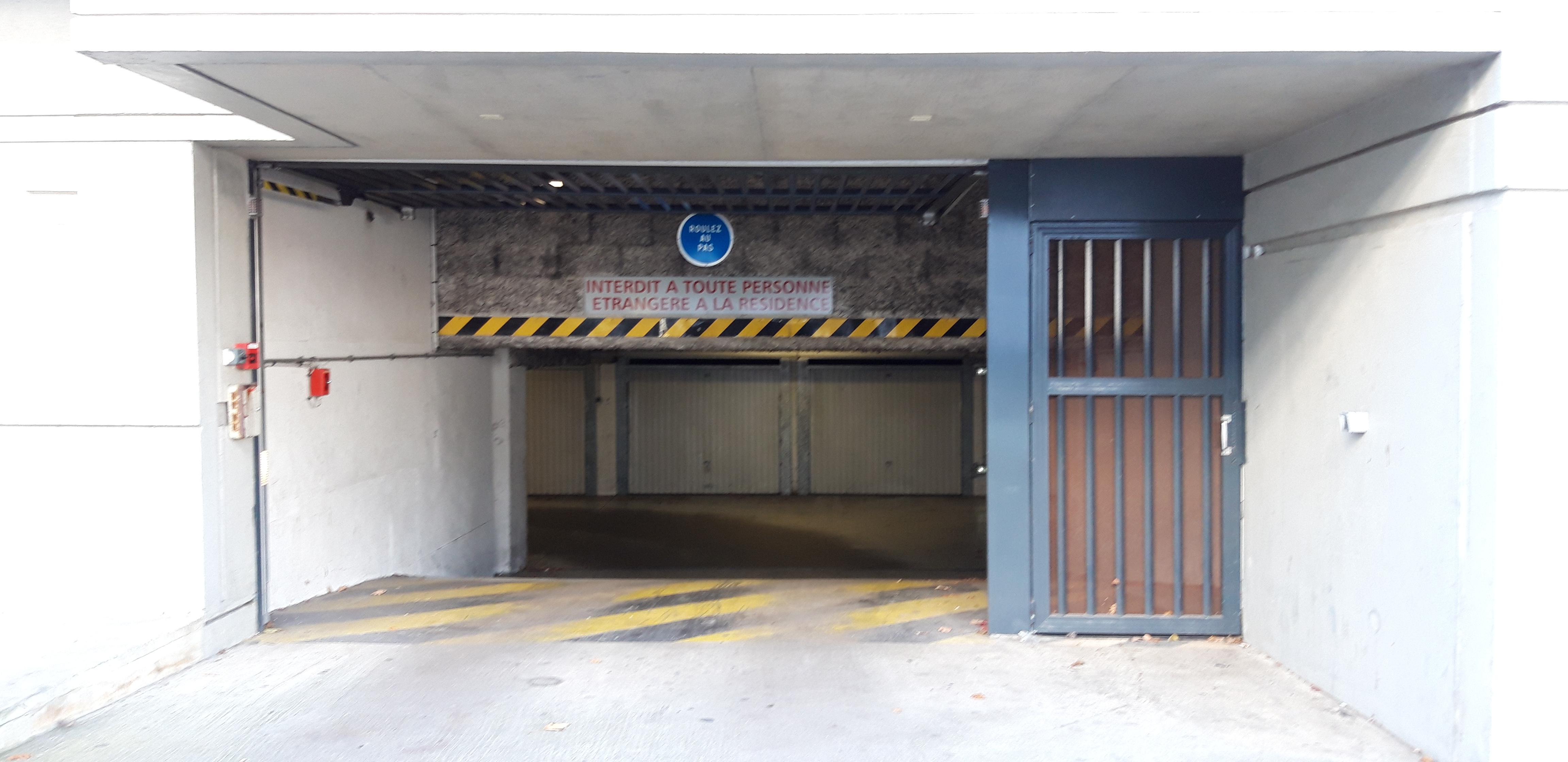 Location garage en sous-sol : parking